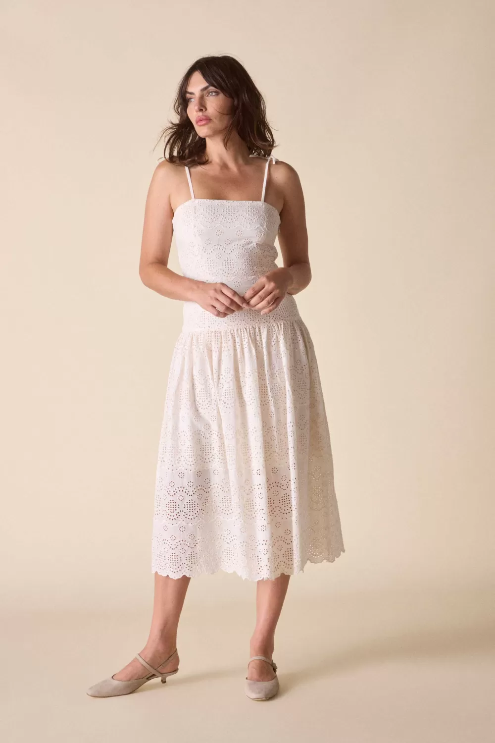 Woman St. Roche Dresses | Benedict Dress - Vanilla