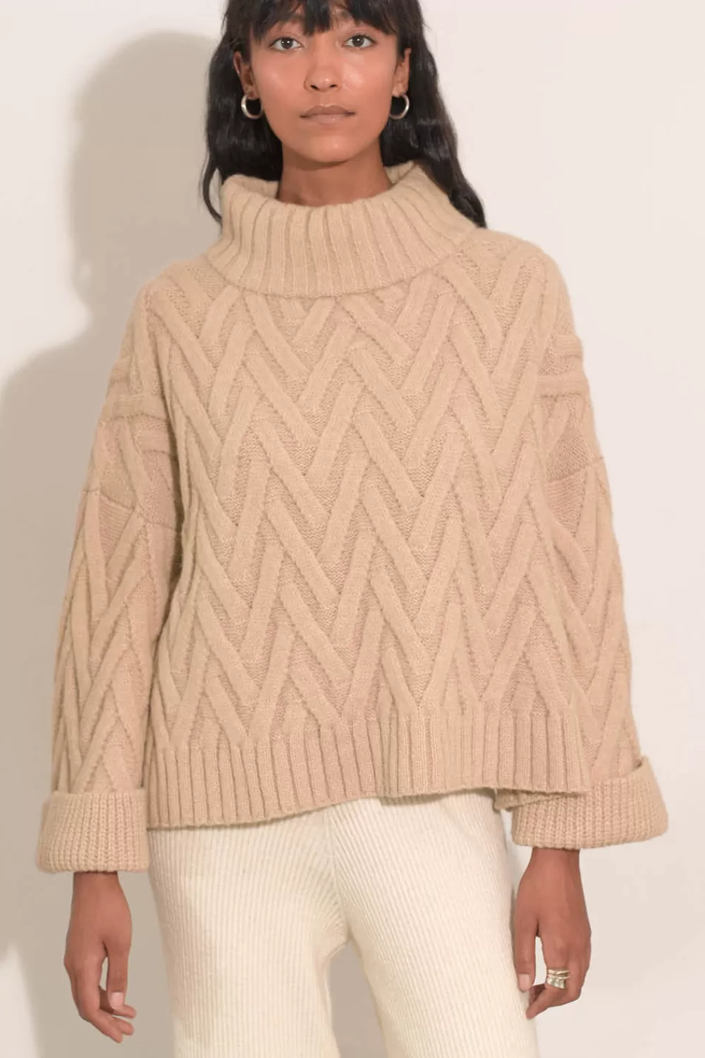 Woman Eleven Six Knitwear | Bethany Sweater In Oatmeal