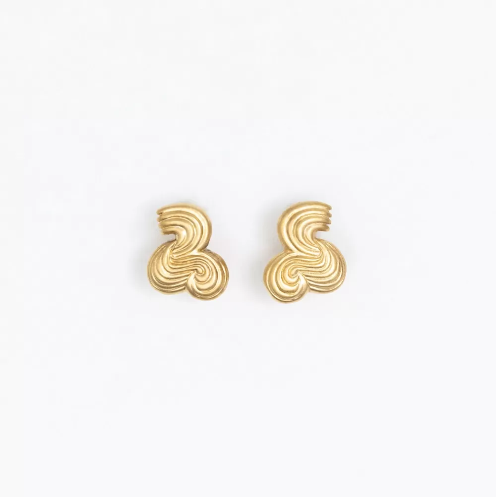 Woman Aur Studio Fine Jewelry | Betzy Studs - Gold