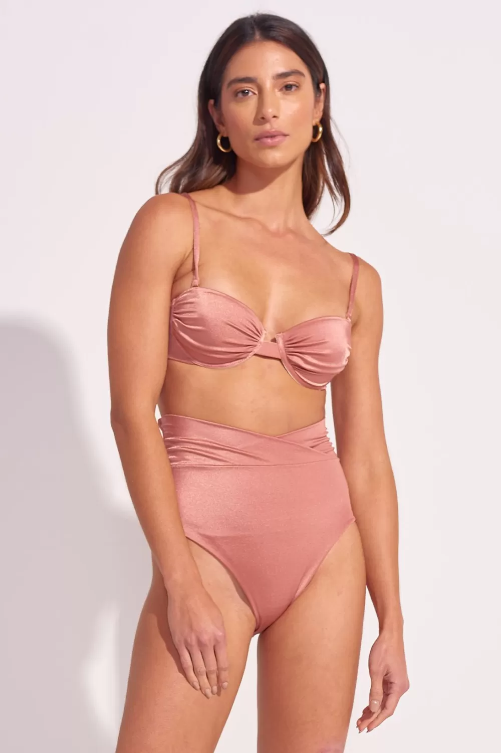 Woman Ancora Beachwear | Bottom My Polished Balconette Coral Pink Hw