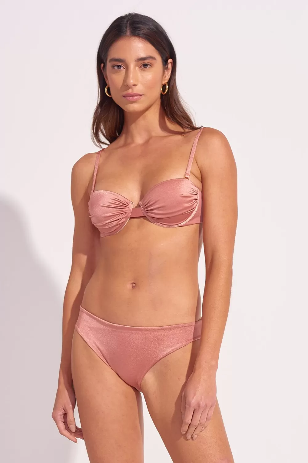 Woman Ancora Beachwear | Bottom My Polished Balconette Coral Pink Sc