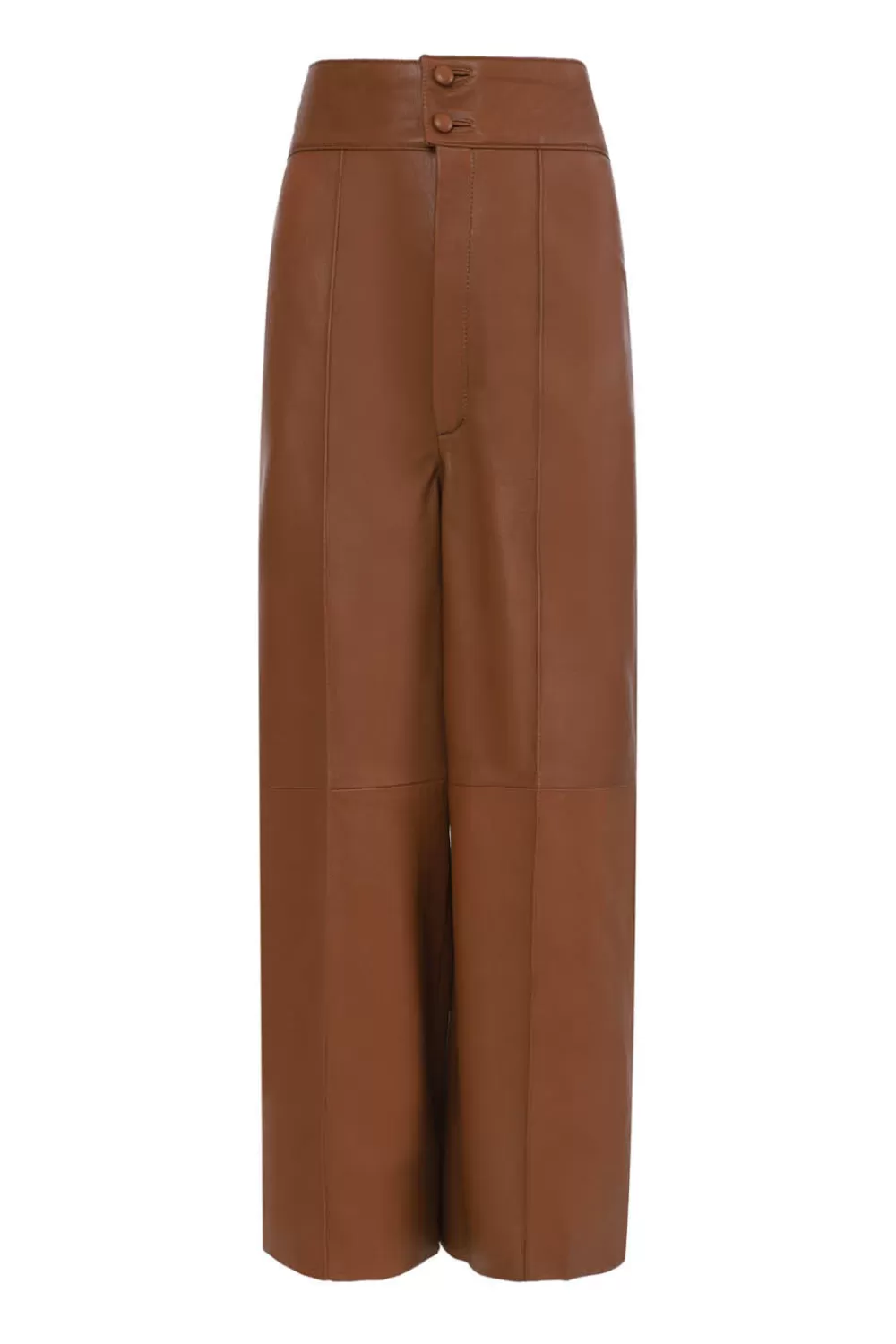 Woman Manuela Alvarez Pants | Classic Culotte Pants In Caramel