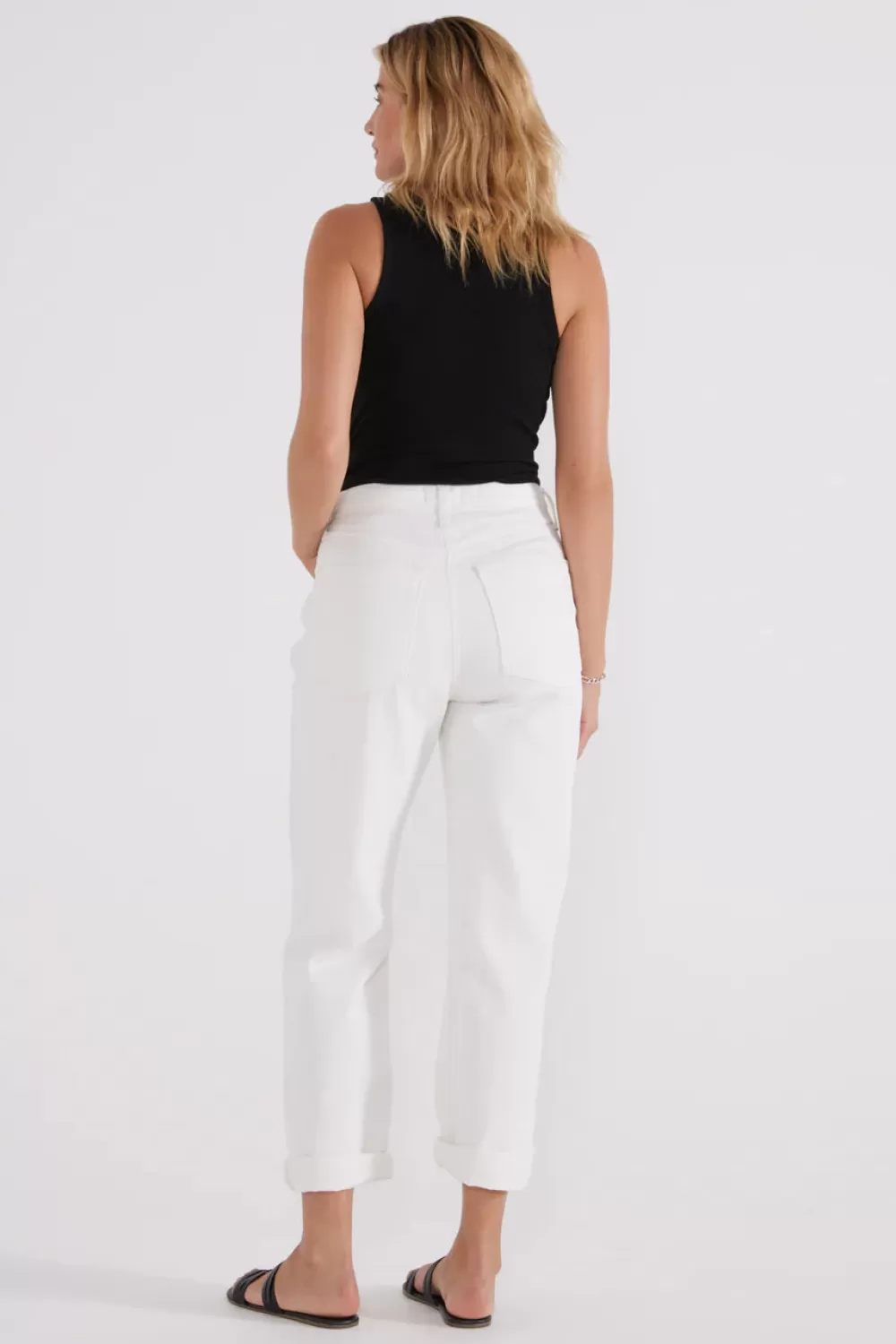 Woman Etica Pants | Copy Of Narin Relaxed Long Short - White Laser Vortex