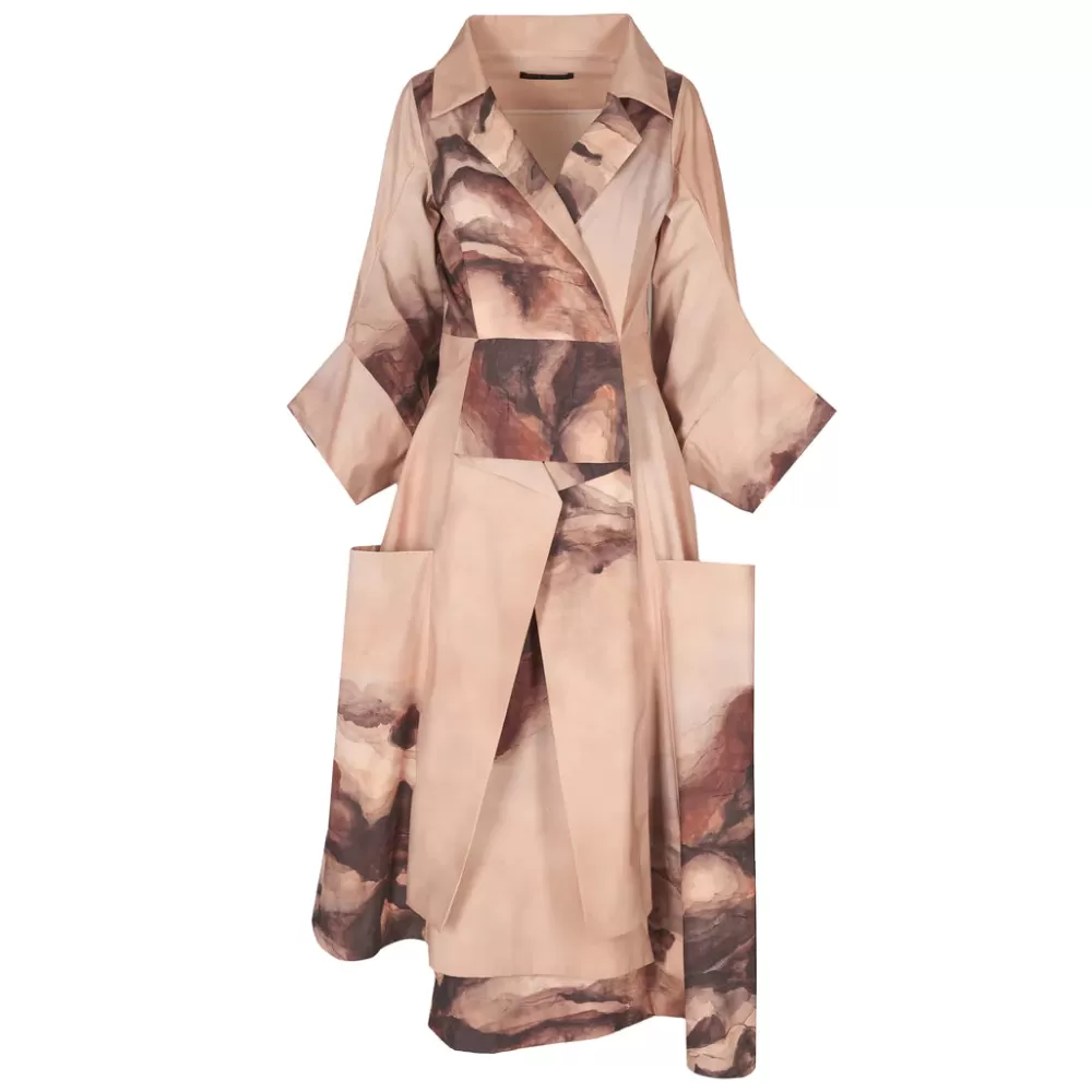 Woman Maria Elena Villamil Dresses | Equilibrio Trench Coat Dress