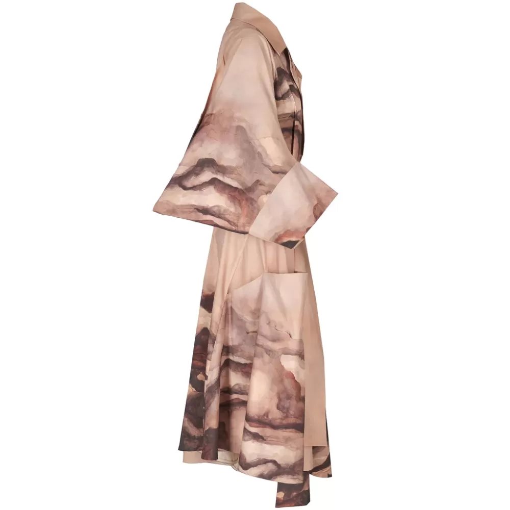 Woman Maria Elena Villamil Dresses | Equilibrio Trench Coat Dress