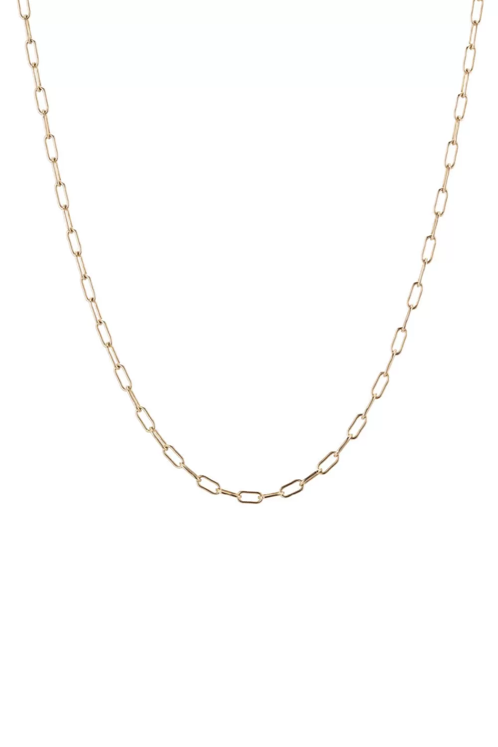 Woman Ali Grace Fine Jewelry | Gold Rounded Paperlink Chain