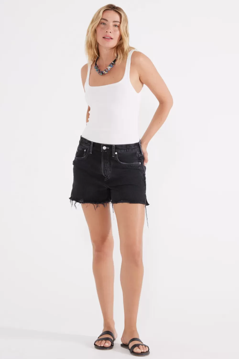 Woman Etica Shorts | Haven Relaxed Short - Black Pearl