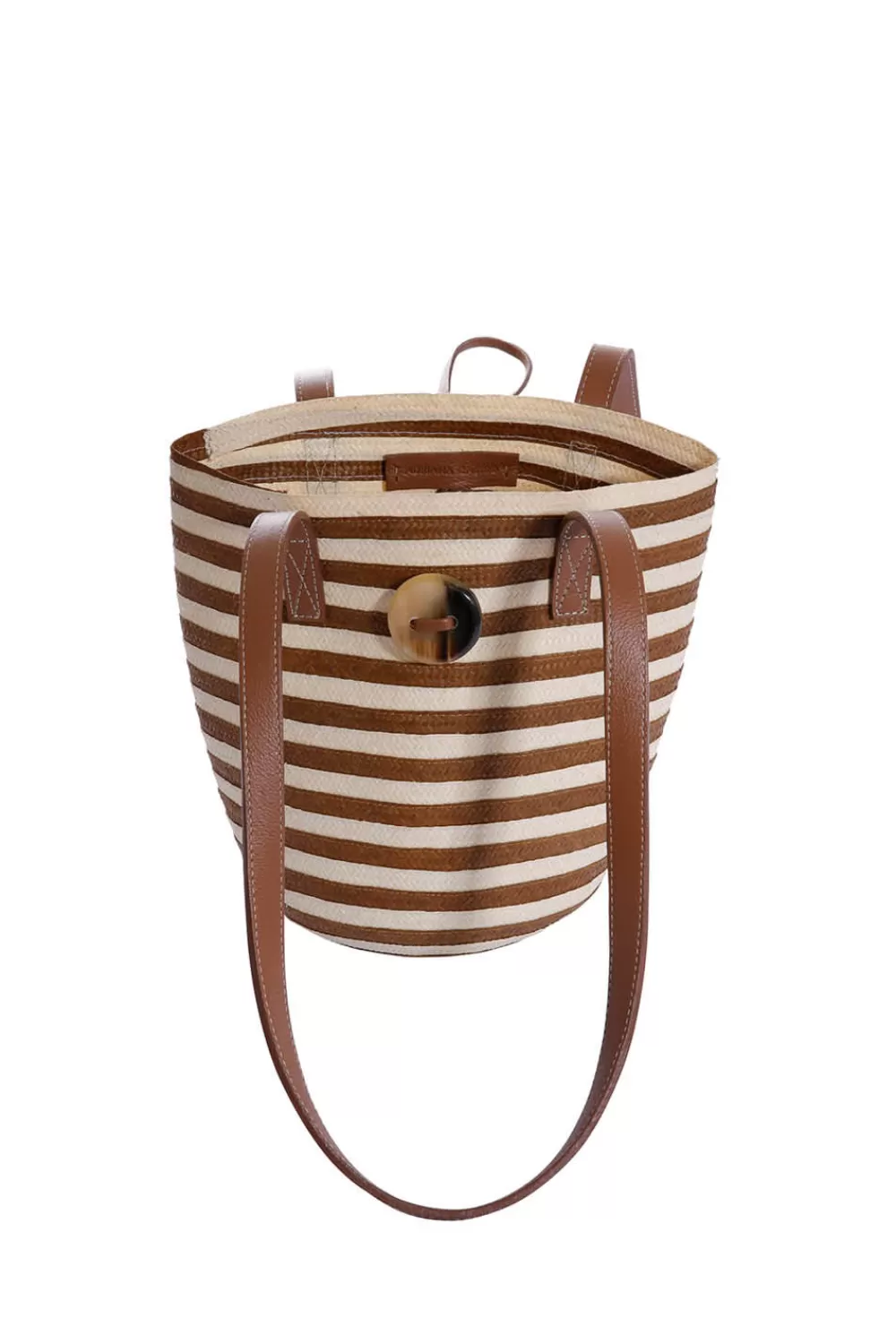 Woman Adriana Castro Bags | Marcial Mini Tote In Copper Stripe