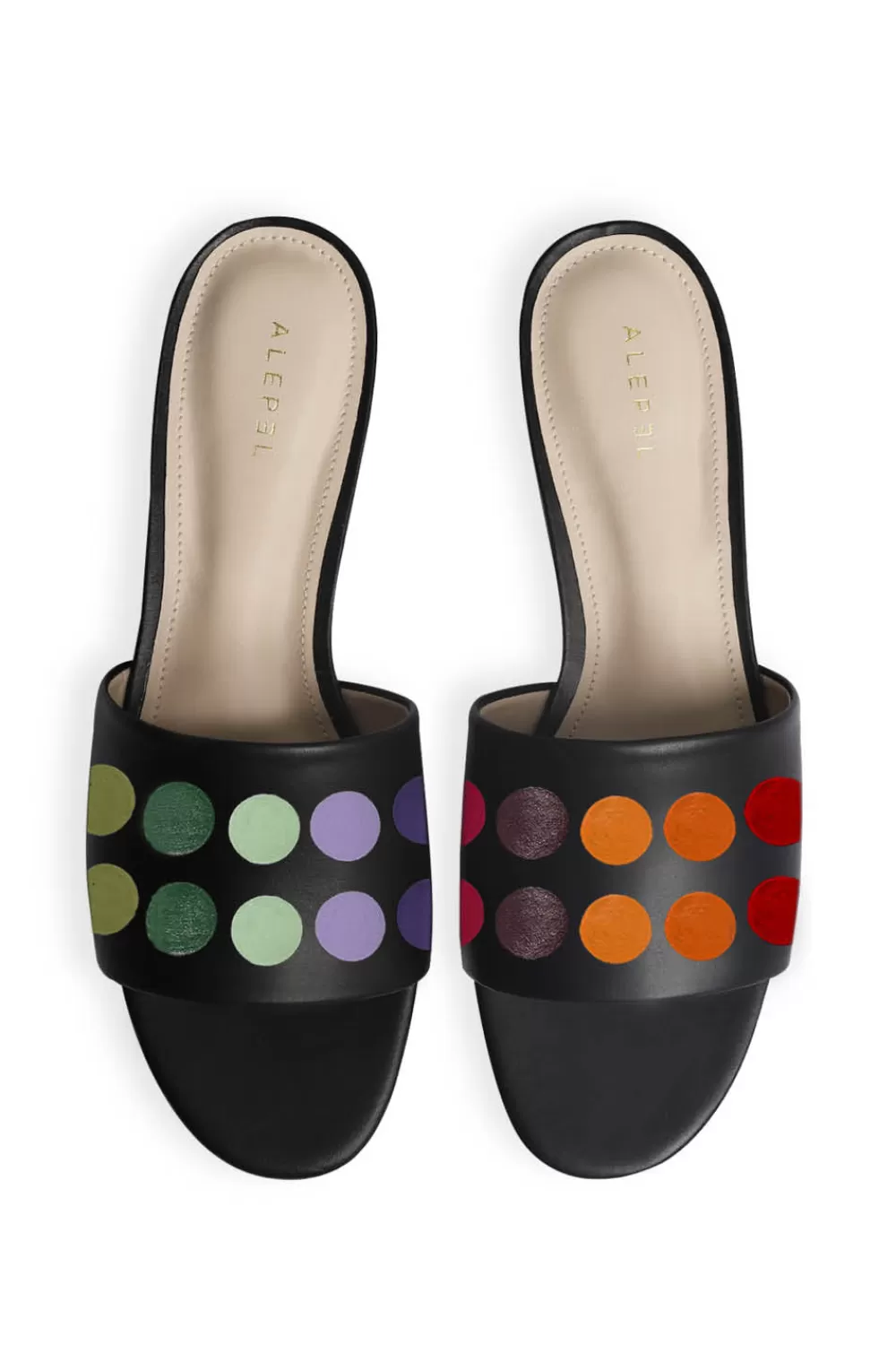 Woman Alepel Shoes | Painters Palette Black Slide