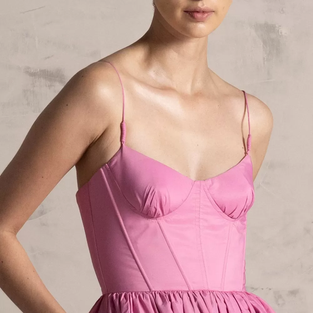 Woman Maria Elena Villamil Dresses | Raku Maxi Dress In Taffy Pink