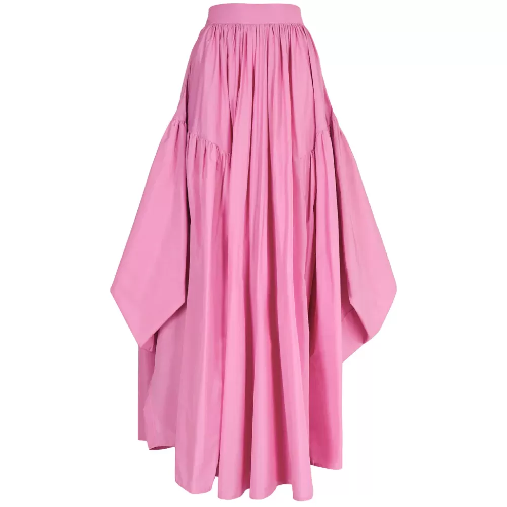 Woman Maria Elena Villamil Skirts | Raku Maxi Skirt In Taffy Pink