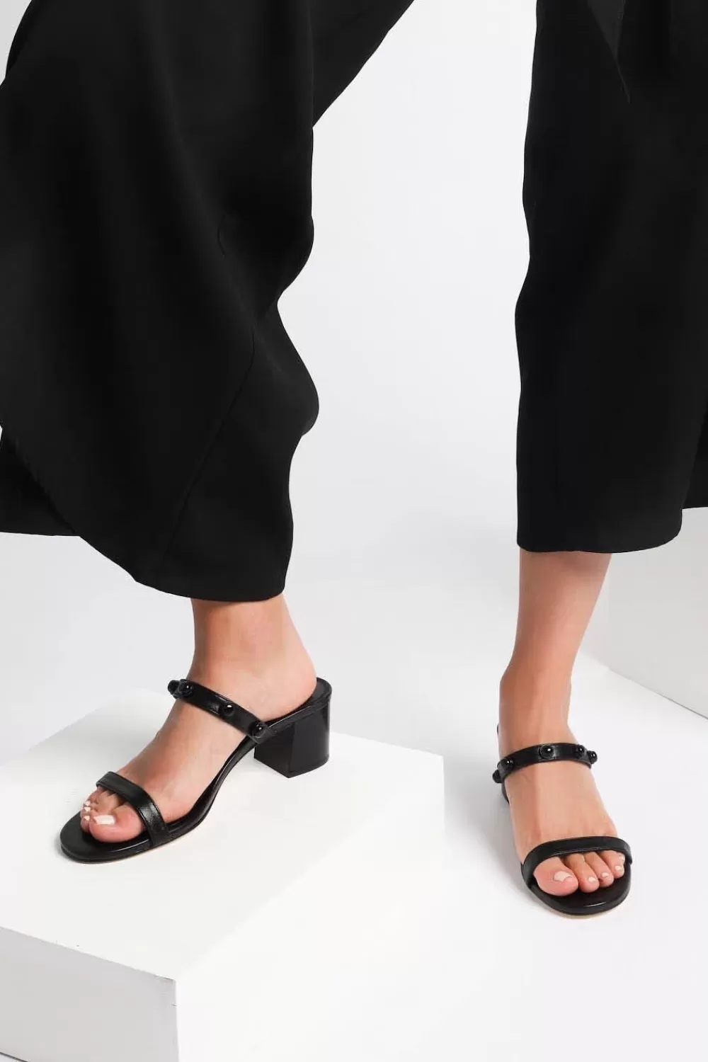 Woman Astara Shoes | Selene Black Onyx Sandal