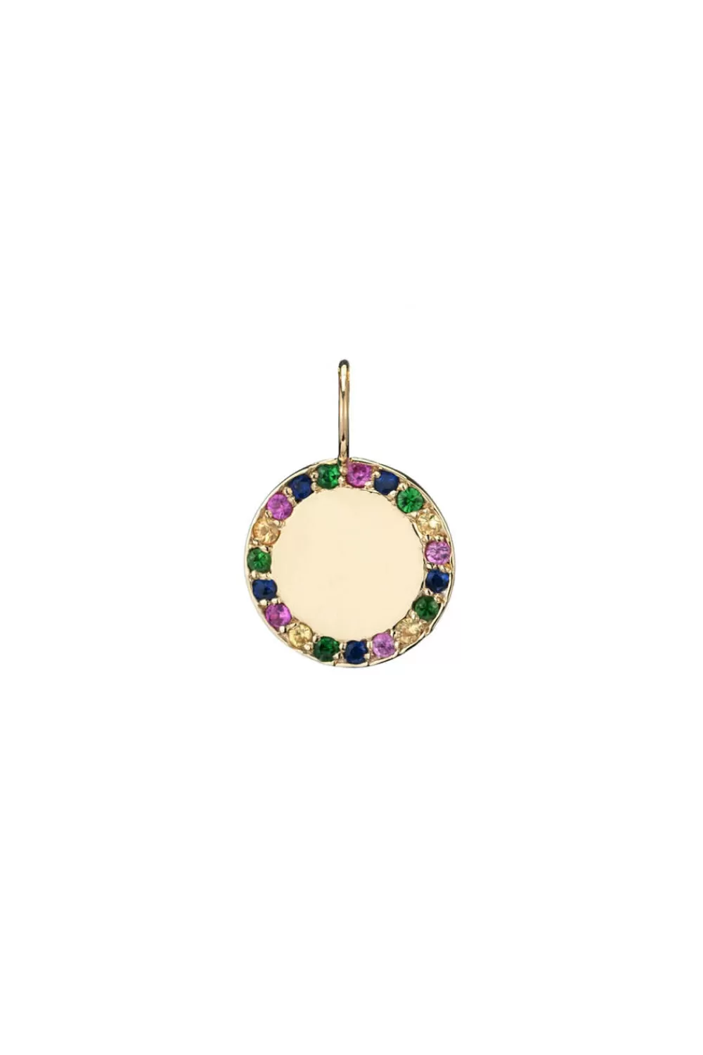 Woman Ali Grace Fine Jewelry | Small Gold & Multicolored Stones Charm