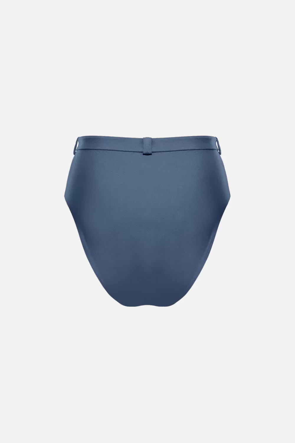 Woman Factor Bermuda Beachwear | The High Waist Silhouette Bikini Bottom In Horizon Blue