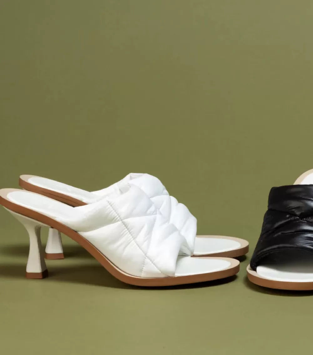 Woman O2monde Shoes | Varunah Mules In White Nylon