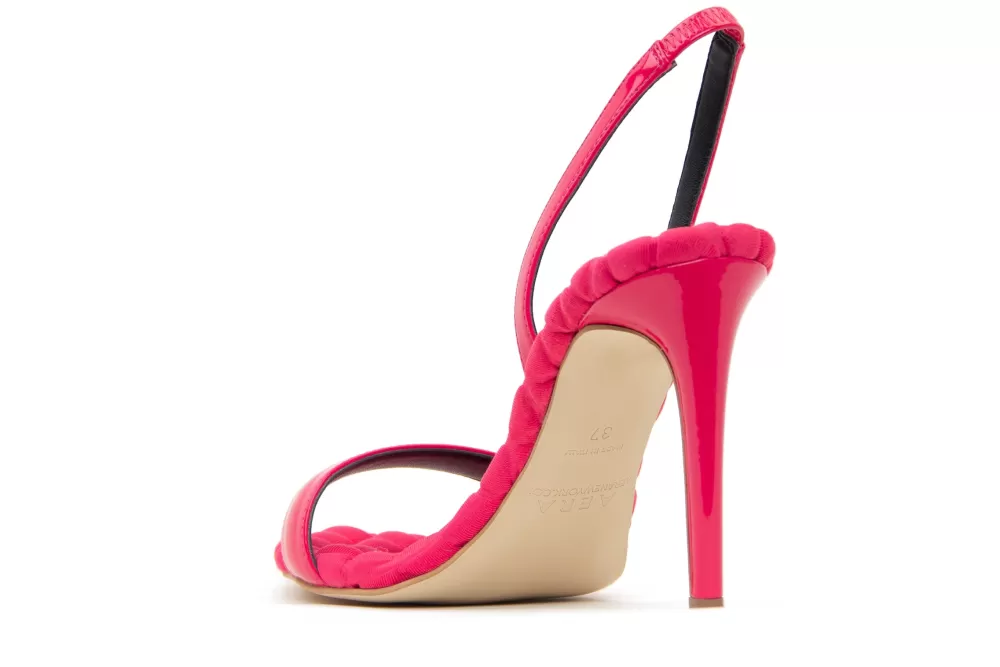 Woman Aera Shoes | Vivien In Fuchsia Vegan Patent Leather